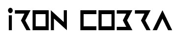 Iron Cobra font